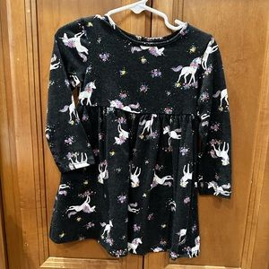 Jumping beans • 2T unicorn dress with glitter